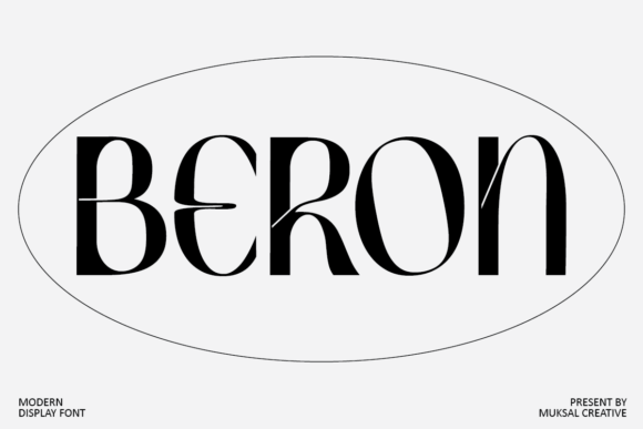 Beron: A Stylish Retro Display Font