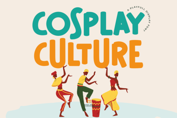 Cosplay Culture: The Playful Display Font for Creative Projects