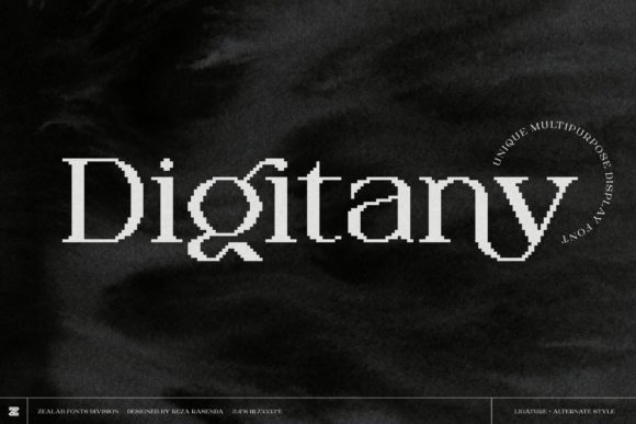 Digitany: Retro Charm Meets Modern Display Font Design