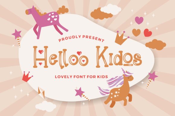 Discover Helloo Kidos: A Playful Font for Joyful Designs
