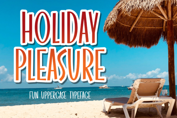 Discover Holiday Pleasure: A Creative Display Font