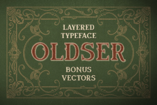 Discover Oldser: A Multi-Layered Vintage Display Typeface