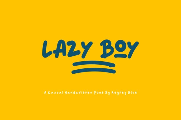 Discover the Bold and Clean Lazy Boy Display Font