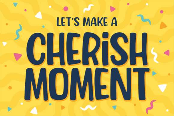 Discover the Charm of Cherish Moment Display Font