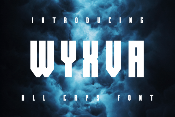 Discover Wyxva: A Unique Display Font for Creative Projects