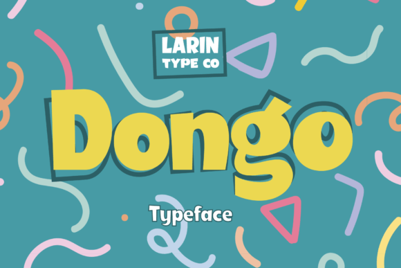 Dongo: A Playful Display Font for Creative Joy