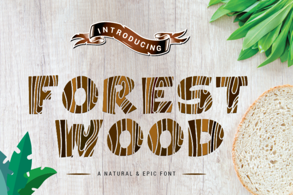 Forest Wood: A Unique Display Font for Modern Design