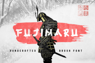 Fujimaru: A Display Font with Eastern Brushstroke Elegance