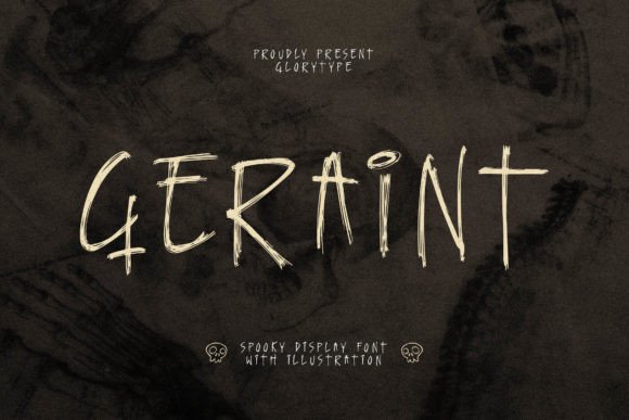 Geraint: The Spooky Display Font for Halloween Projects