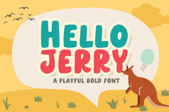 Hello Jerry: A Playful Font for Bold Designs