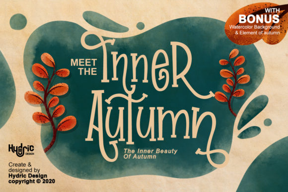 Inner Autumn: A Display Font for Creative Projects