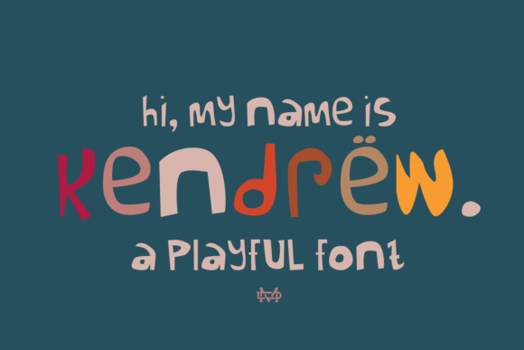 Kendrew: A Font That Brings Joy to Your Designs