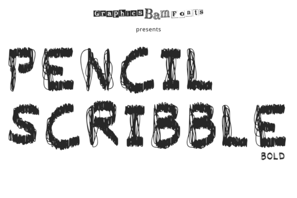 Pencil Scribble Bold: A Modern Typeface for Impactful Designs