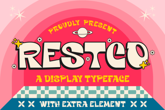 Restco: A Playful Display Font for Joyful Designs