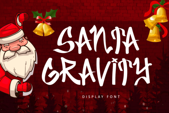 Santa Gravity: A Fun Urban Font for Christmas