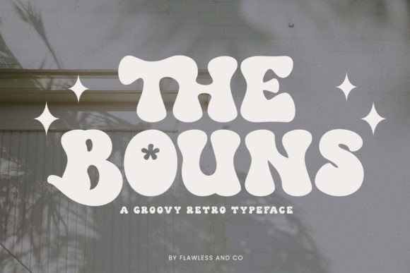 The Bouns: A Playful Retro Font for Modern Design