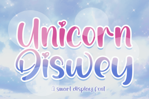 Unicorn Diswey: A Beautiful Display Font for Creative Projects
